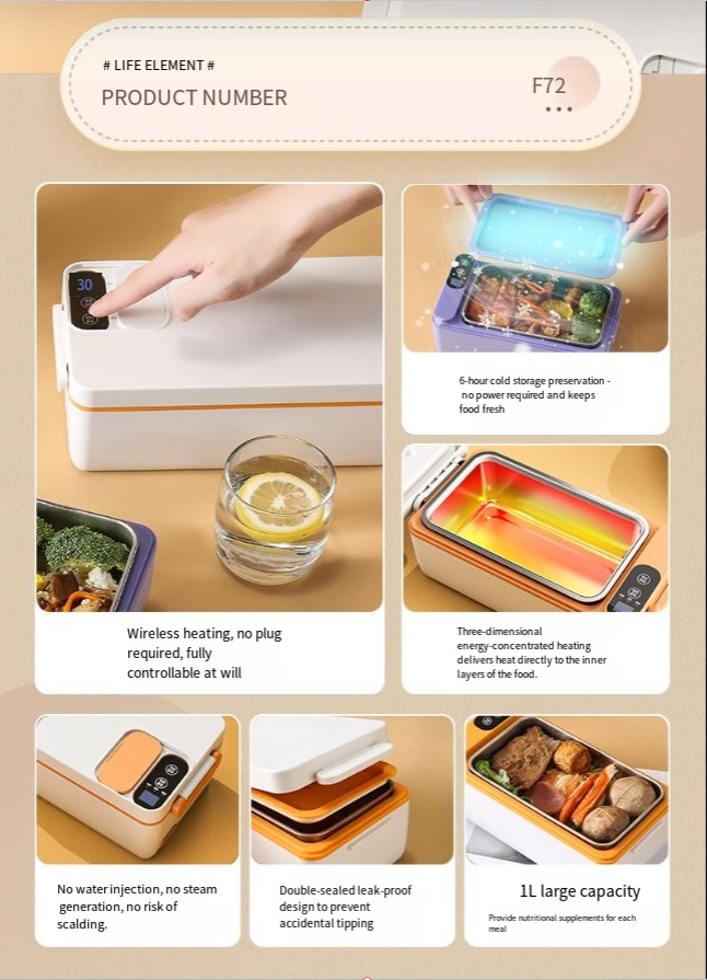 Electric Heated Lunch Box XL